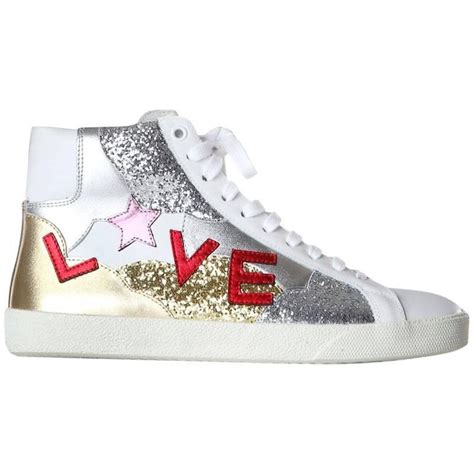 ysl women's double sole sparkle sneakers sale|Women's Saint Laurent Sneakers & Athletic Shoes .